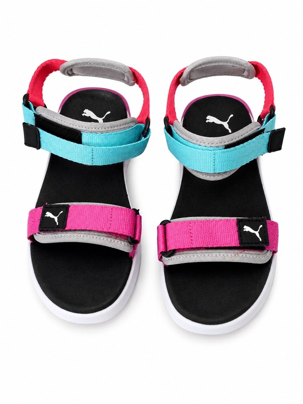 Puma Sportie Colorblock Strappy Sandals Women's 5